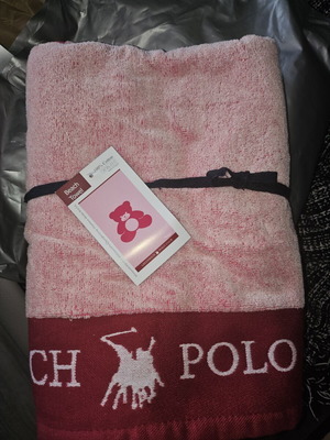 Greenwich Polo Club Kids Beach Towel 100% Cotton 70x140cm New