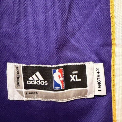 Adidas NBA Shooting Shirt Kobe Bryant #24 Lakers Purple new