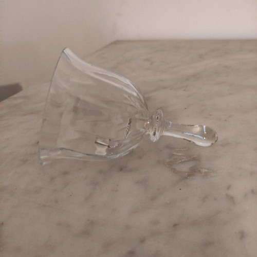 Crystal bell like new, functional, 9x14cm