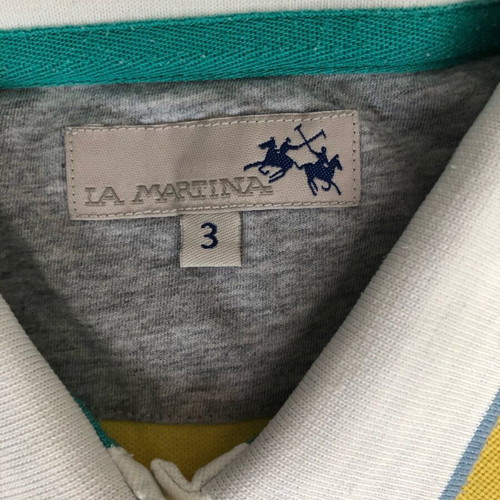 La Martina polo shirt like new, yellow, size M