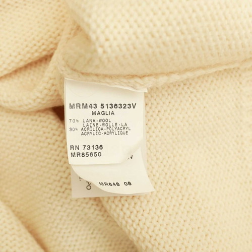Marina Rinaldi woolen sweater used, size XL, beige