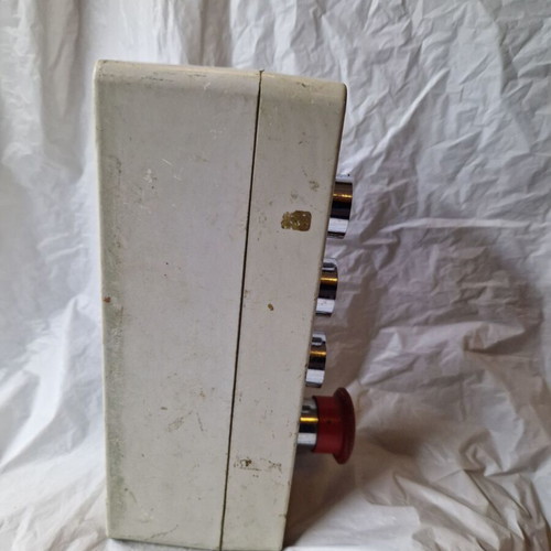 Control panel with 3 buttons and stop button used