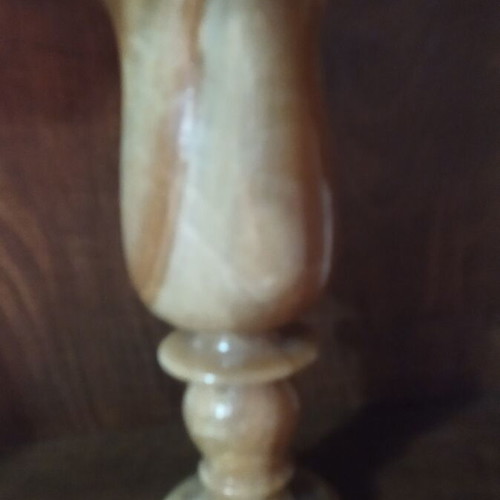 Marble vase like new, excellent unused