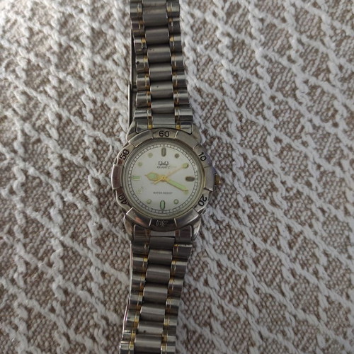 Q&Q wristwatch used, men's with luminous hands
