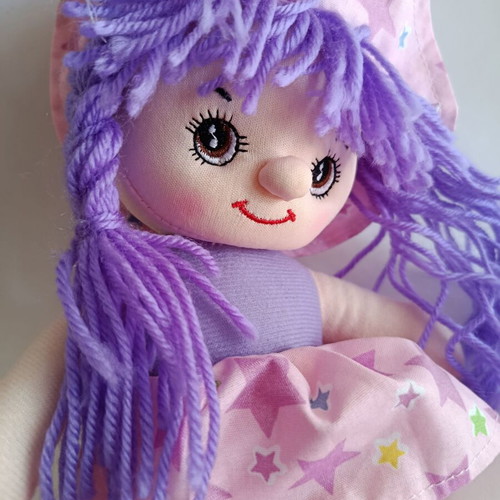 Cloth dolls set of 3 like new, sizes 40, 32 and 30 cm