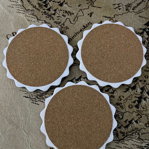 Beer bottle cap coasters like new, set of 3 pieces