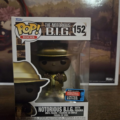 Funko Pop! Notorious B.I.G. with Fedora vinyl figure like new