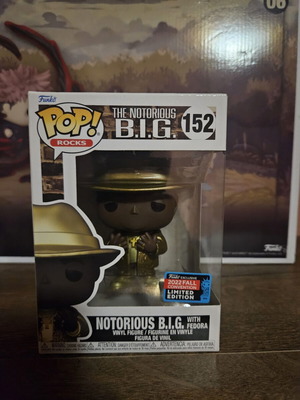 Funko Pop! Notorious B.I.G. with Fedora vinyl figure like new