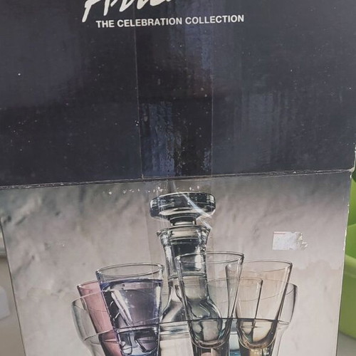 Artland Celebration Collection vodka set 9 pieces new