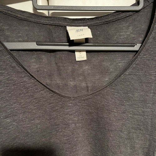 Women's long-sleeve blouse H&M like new, grey charcoal size M
