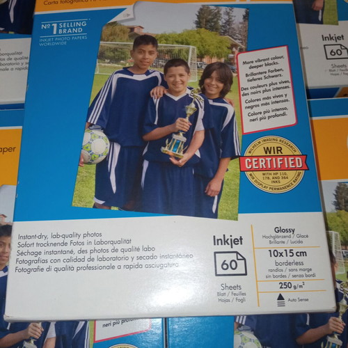 HP Advanced Photo Paper new, pack of 5