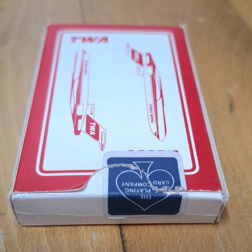 Vintage TWA Airlines playing cards like new