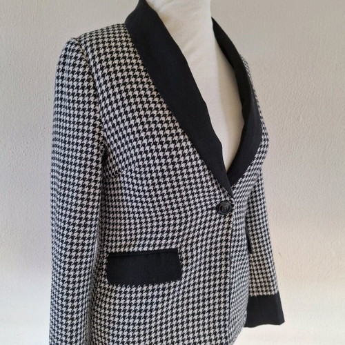 Fashion Union jacket size M like new, black and white