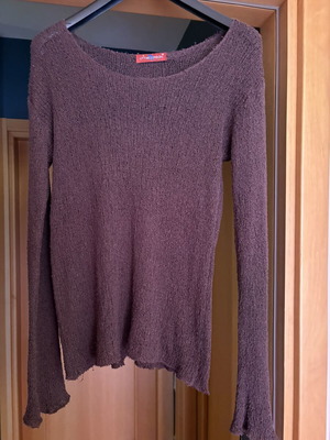 Uttam London knitted summer sweater, like new, brown