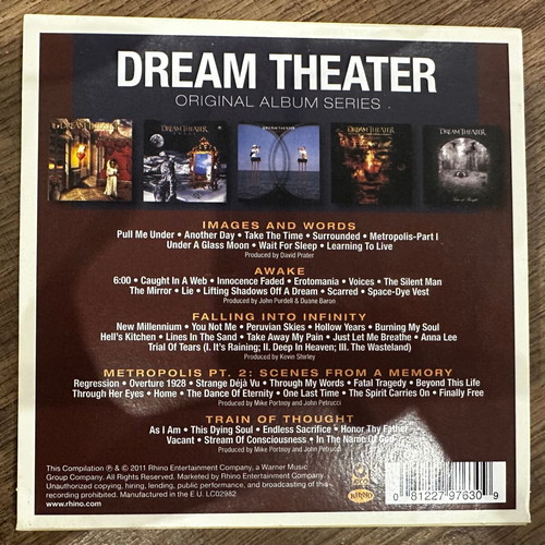 Dream Theater Original Album Series CD box set, metal
