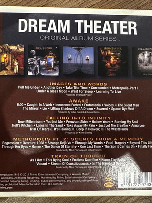 Dream Theater Original Album Series CD box set, metal