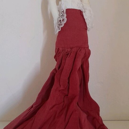 Handmade cloth doll 40 cm tall like new