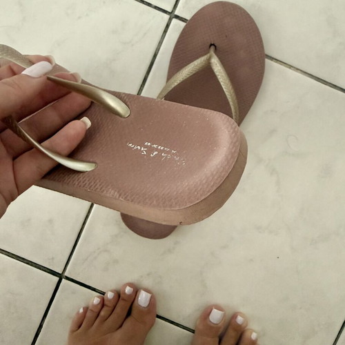 Beach and Swim women's flip flops dusty pink purple size EU38