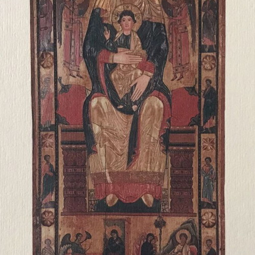 Limited Edition Art Print 222/350 "Madonna in trono con il Bambino"
