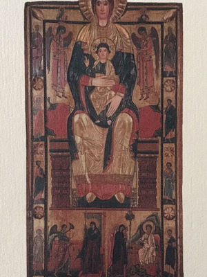 Limited Edition Art Print 222/350 "Madonna in trono con il Bambino"