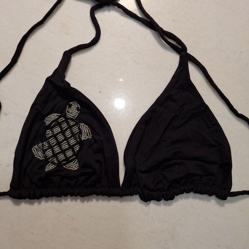Blue bikini top and bottom new, sizes small and medium