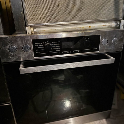 Miele oven ceramic hob extractor used