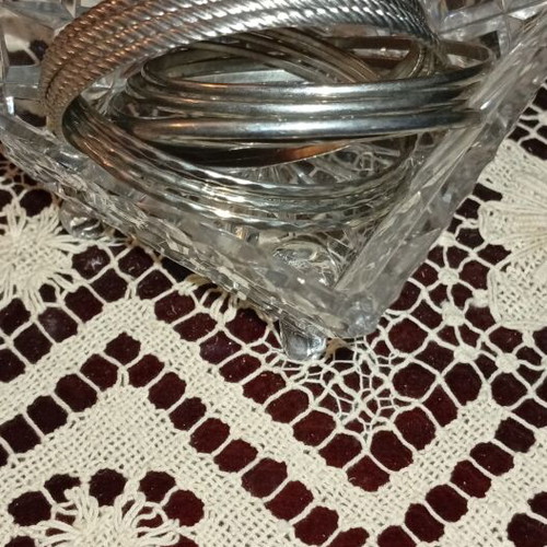 Bracelet with 12 rods like new, for slim wrist