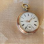  Ρολόι τσέπης ασημένιο 0,800 VICTORIA του 1899 με original κλειδί. Με 3 καπάκια και άριστο καντράν πορσελάνης. Με σέρβις. Λειτουργικό.