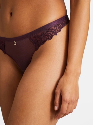 Aubade Paris Femme Passion Tanga new, Wineberry color, Small