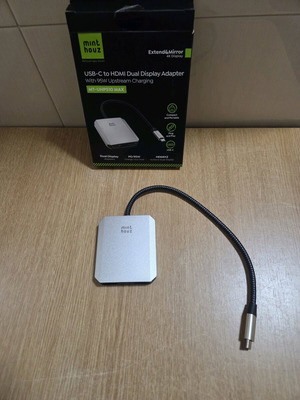 Minthouz USB-C към HDMI Dual Display адаптер модел MT-UHP510 MAX нов
