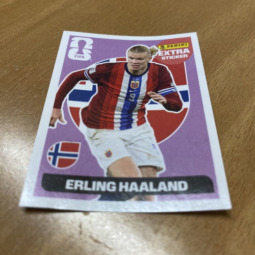 Extra sticker Panini Erling Haaland new