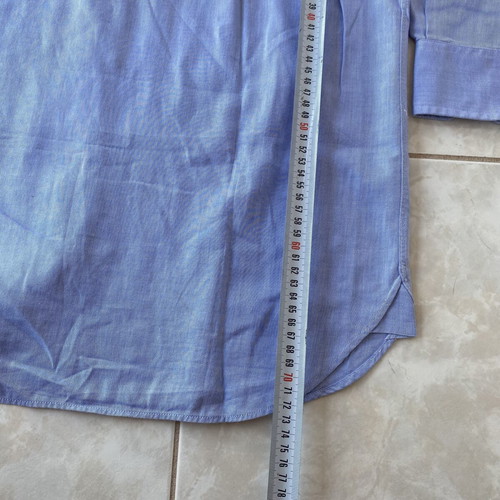 McNeal fine cotton blue button-down shirt