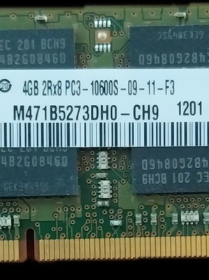 Ram 4GB DDR3 SO-DIMM PC3-10600 used