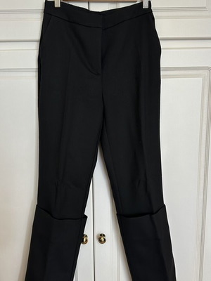 Zini pants with boot effect, black, size M