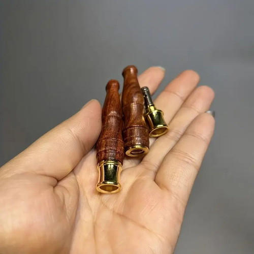 Wooden pipe made of African rosewood new