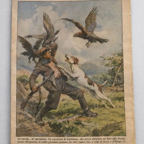La Domenica del Corriere newspaper used, October 1938, World War II era