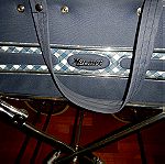  Καρότσι παιδικό "Marmet" Vintage σε άριστη κατάσταση (χρησιμοποιημένο) -  <Vintage English Marmet Pram Navy Blue Baby Stroller Carriage>