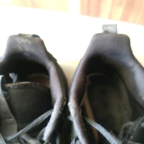 Adidas athletic shoes used, black
