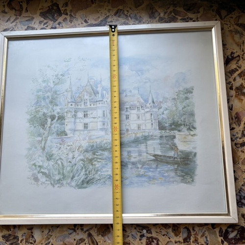 White frame 42.5x36cm like new