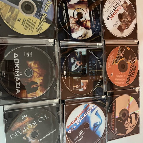 DVD collection of 25 movies like new with subtitles