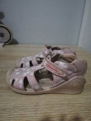 Biomecanics anatomical girls' sandals used, size 24, pink