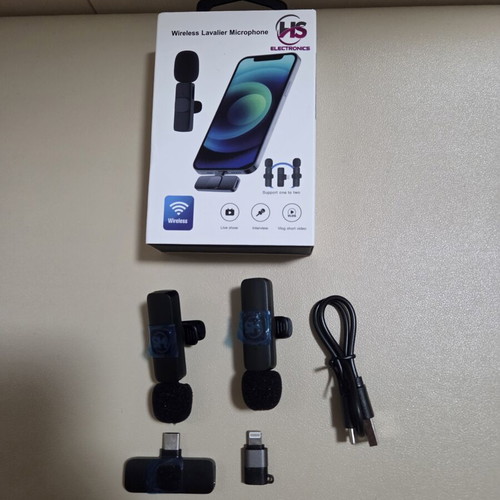 HS Electronics Wireless Lavalier Microphone set