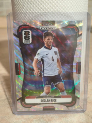 2026 Panini Prizm FIFA World Cup Declan Rice #98 Silver Wave Prizm card new