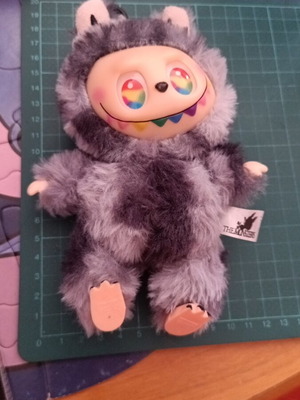 Labubu plush keychain from The Monsters collection by Pop Mart like new