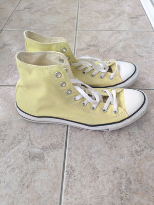 Converse κίτρινα παπούτσια μεταχειρισμένα, μέγεθος 45
