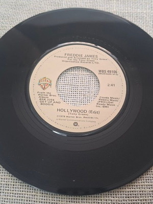 Freddie James Hollywood / Crazy Disco Music 7' μεταχειρισμένο, R&B / Soul