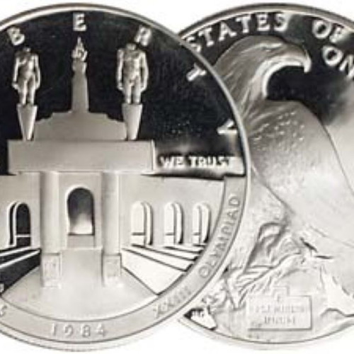 Νόμισμα 1984 Silver Olympics $1 καινούργιο