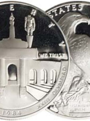 Νόμισμα 1984 Silver Olympics $1 καινούργιο