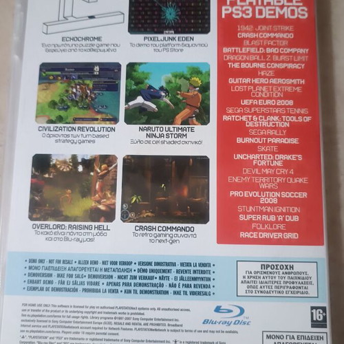 Battlefield Bad Company 2 and PlayStation Official Magazine GR Demos - Disc 002 used for PS3