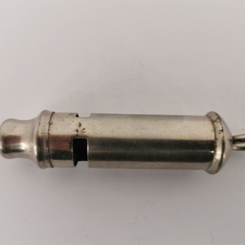 Personal brass whistle used, from 1965